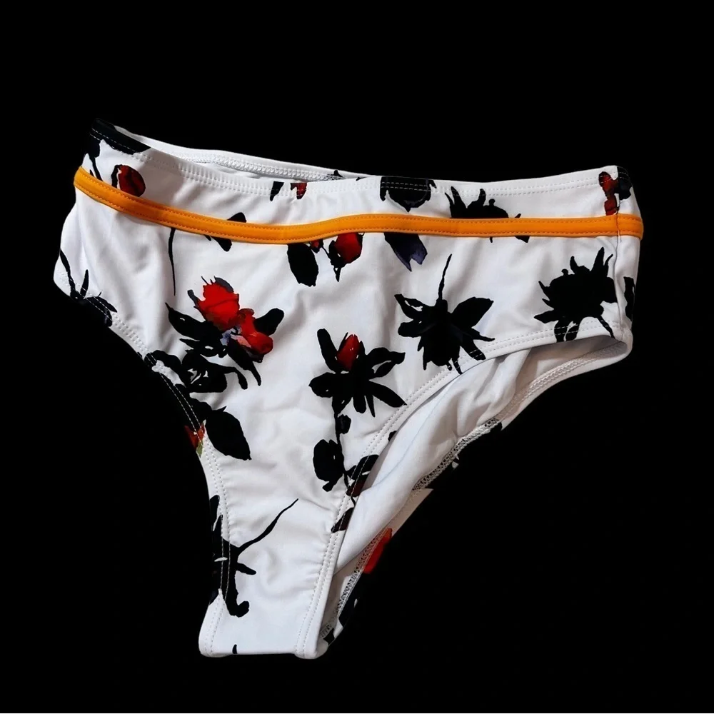 PEDDNEY Hawaiian Bikini Set Size Small Strappy High Waisted New In Bag_3